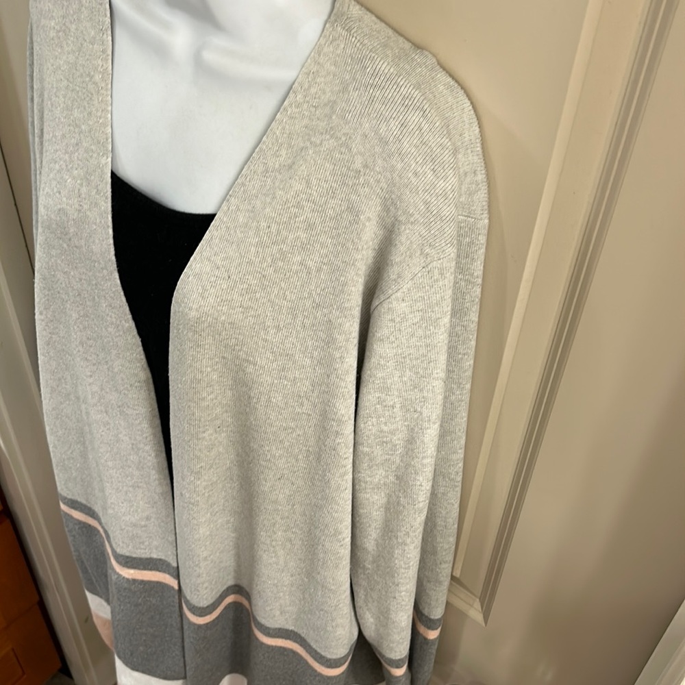 Apt 9 Open Front Long Cardigan - Picture 3 of 6